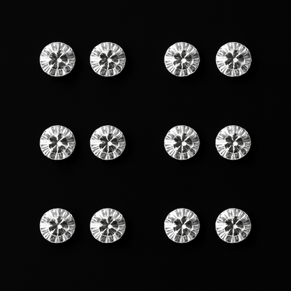 6-PAIRS MAGNETIC EARRINGS
